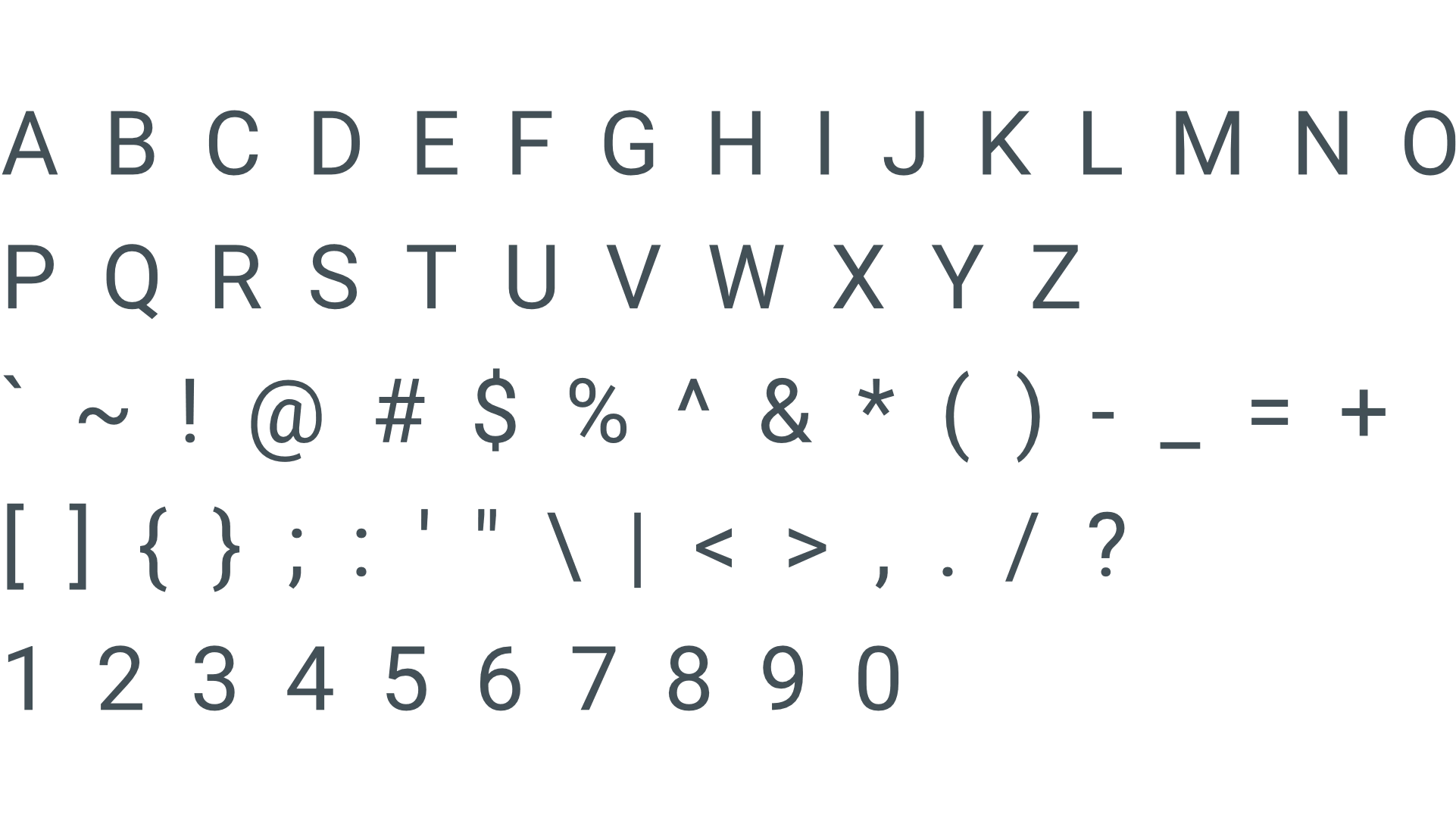 linksec - Secondary Typeface