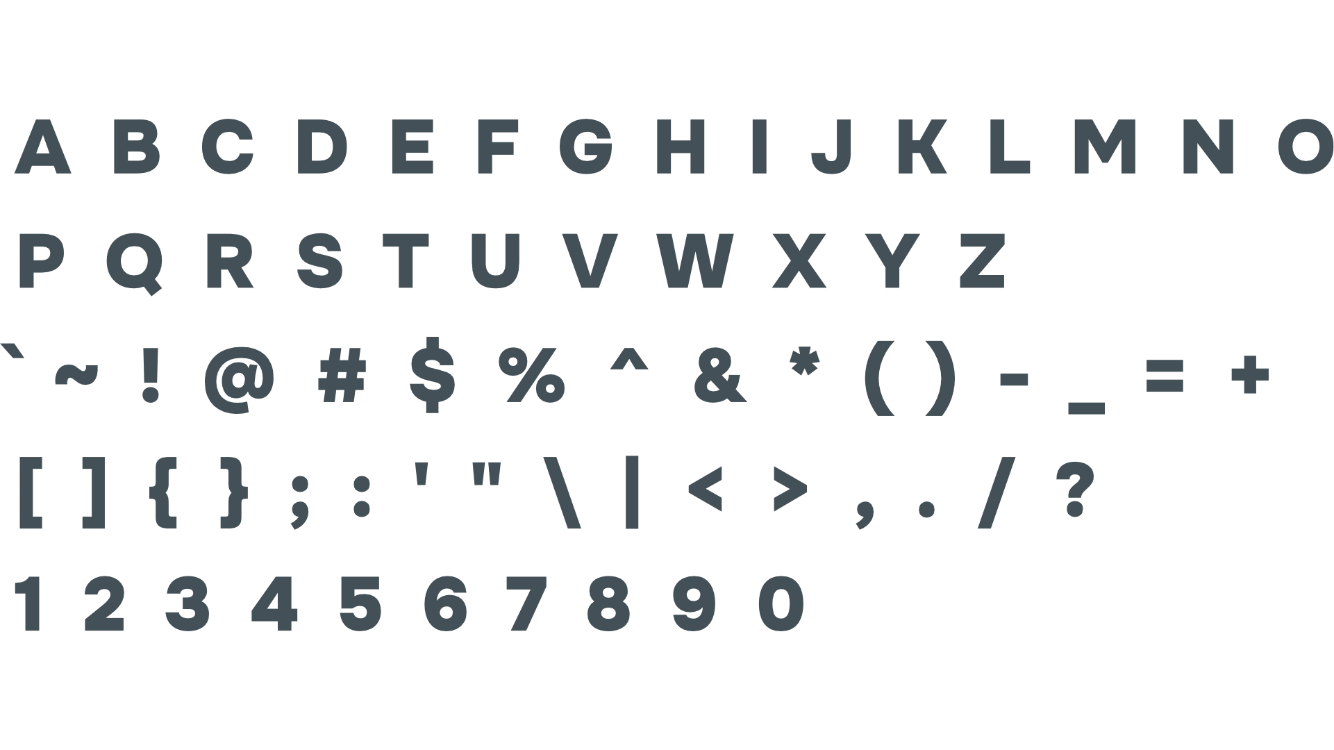 linksec - Primary Typeface
