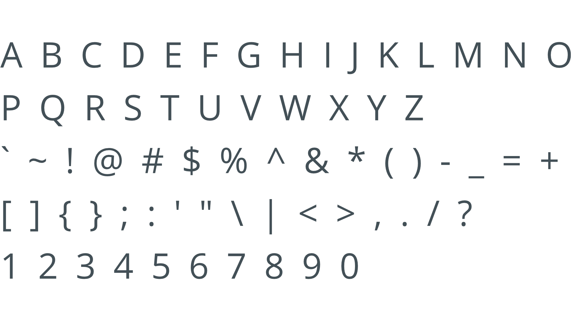 linksec - Secondary Typeface