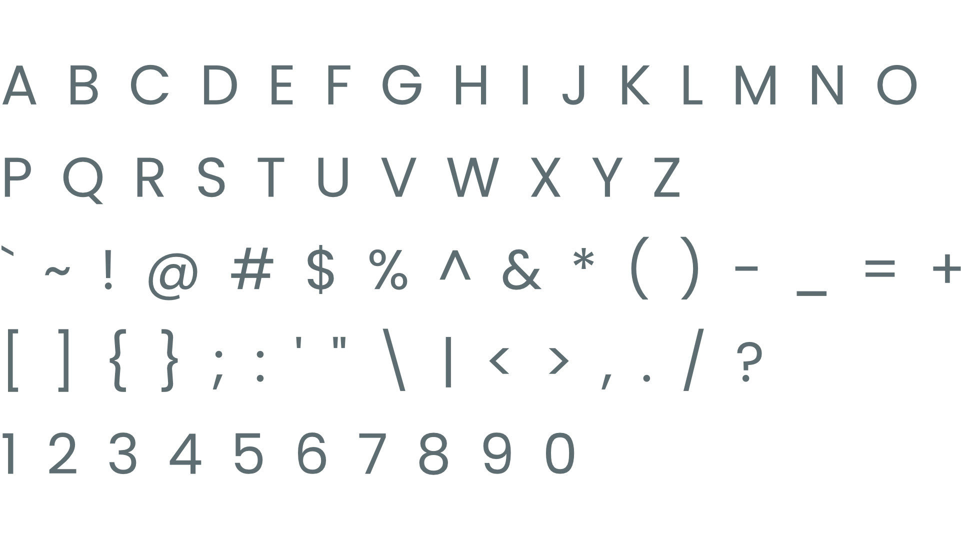 meet-244 - Secondary Typeface