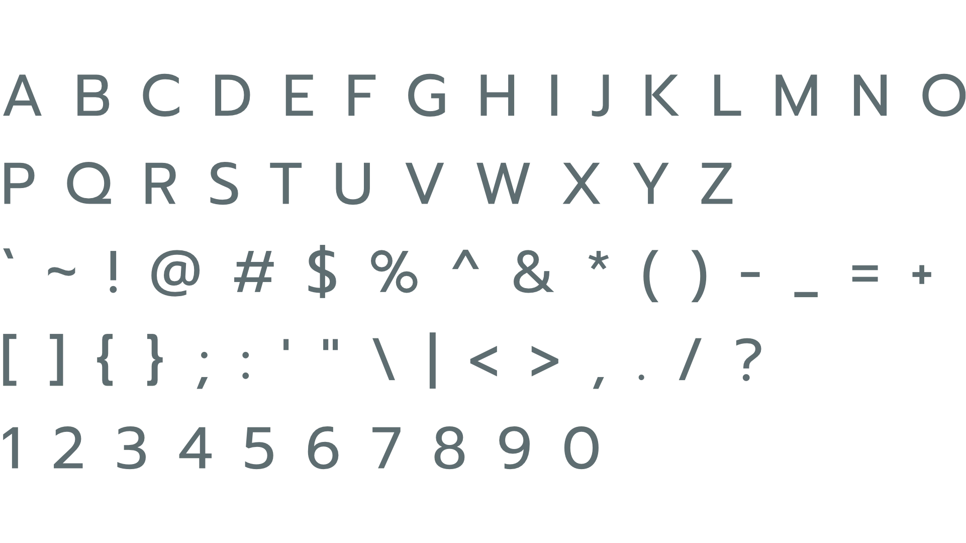 meet-244 - Secondary Typeface